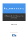 Recommandations - Diffuseurs de données ouvertes (open data)