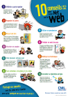 Affiche - 10 conseils pour rester net sur le web