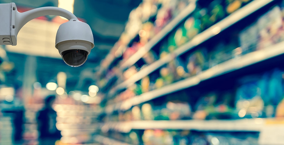 Systeme video sale surveillance commerce