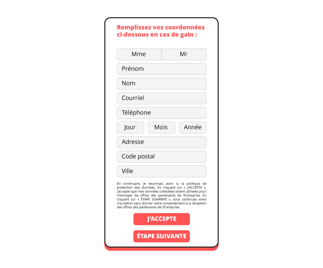 Tagadamedia - Exemple de formulaire - Procédure