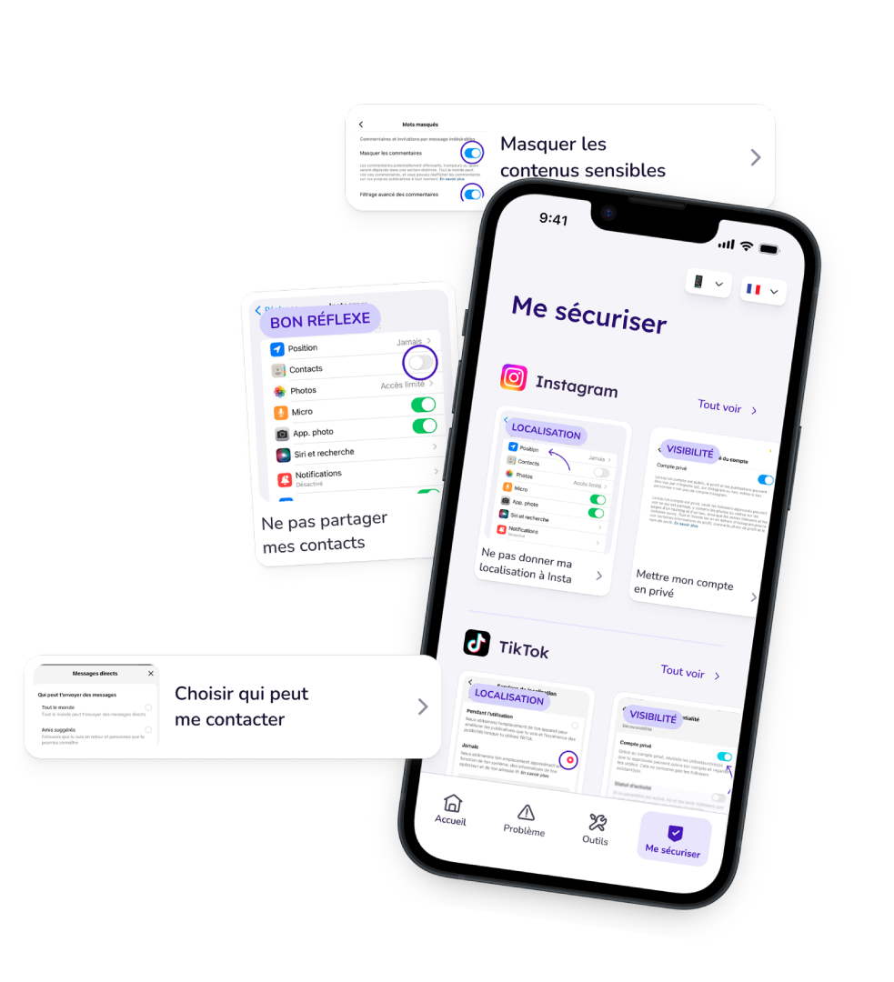 Mockup de l'application FantomApp
